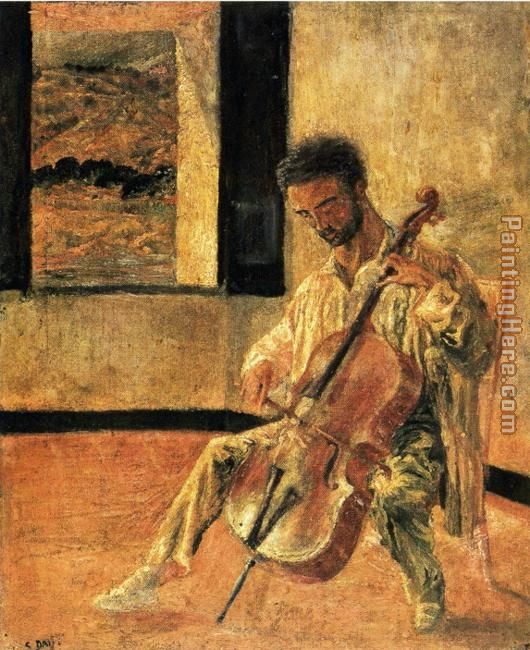 Salvador Dali Portrait of the Cellist Ricard Pichot